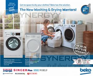 Beko Washer & Dryer for Rs. 157,999/- from Singer Sri Lanka