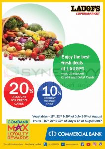Laugfs Super Market Vegetables and Fruits goes  promotion – Discount upto 20%
