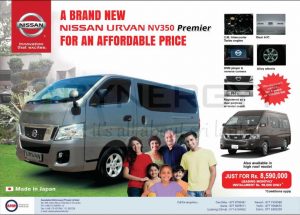 A Brand New Nissan Urvan NV350 Premier Priced Rs. 8,590,000- in Sri Lanka