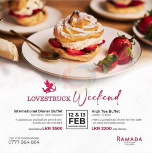 Ramada Colombo Valentine’s Day Weekend Buffet Promotion 