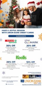Union Bank Credit Card Promotion for Christmas season 2023 