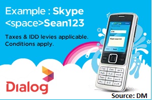 Dialog introduce new Facilities to call Skype friend direct from the ...