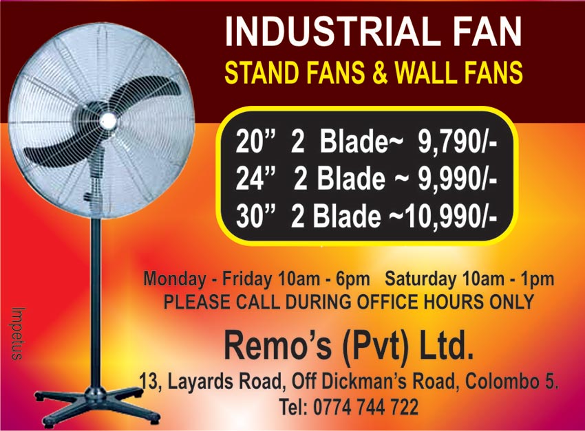 Industrial Fan Sales In Srilanka SynergyY