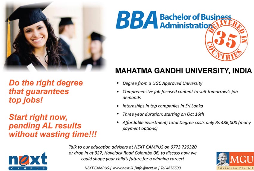 Bachelor Of Business Administration BBA Degree In Srilanka SynergyY