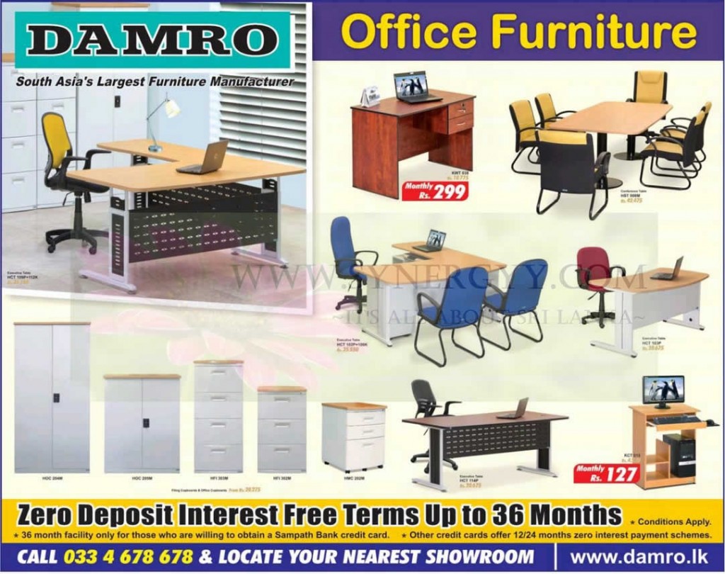 Damro Office Furniture & Fittings January 2013 SynergyY