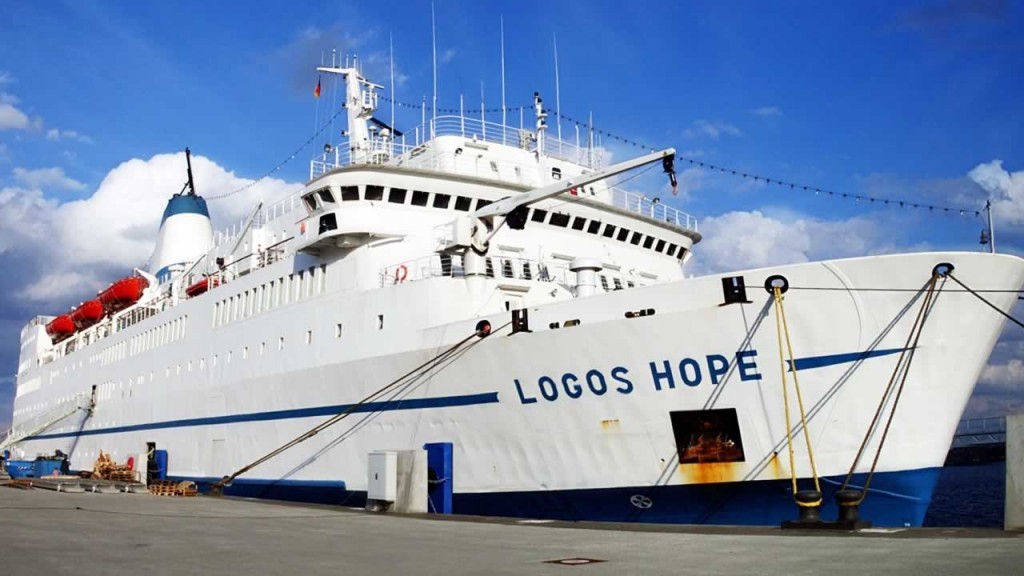 Logos Hope; A Ship with knowledge coming to Colombo Sri Lanka; from