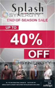 Splash End of Season Sale – Discounts upto 40%