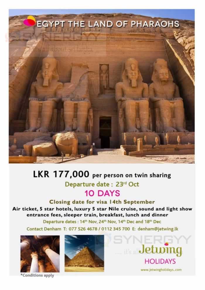 Jetwing Egypt Tour for 10 Days