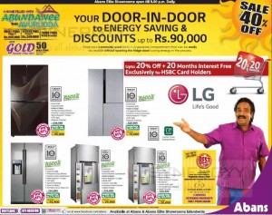 40% off to LG Linear Refrigerator – Special New Year Sale