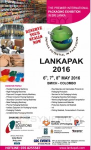 Lankapak 2016 – Packaging Exhibition in Colombo