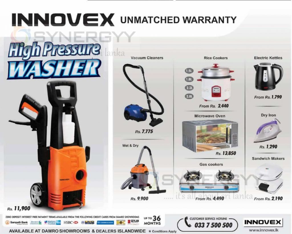 INNOVEX Home Appliances Lowest price available in Market SynergyY