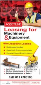 Assetline Leasing for Machinery & Equipment
