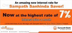 Samoath Sanhinda Saver – 7% Interest rate for Saving Account