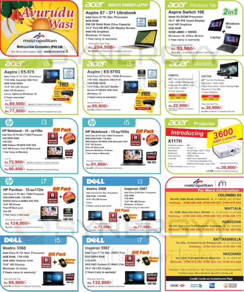 Laptop Prices in Sri Lanka Metropolitan 1 SynergyY