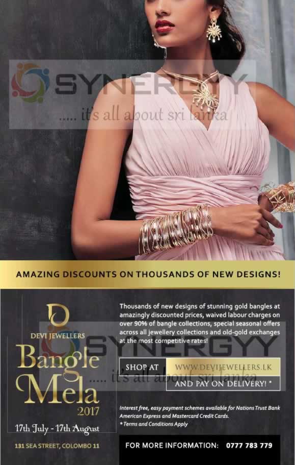 Devi Jewellers Bangle Mela 2017 – 17th July to 17th August 2017