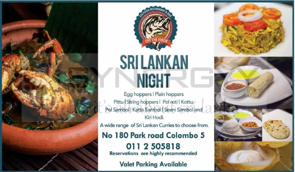 Sri Lankan Night Off the Hook