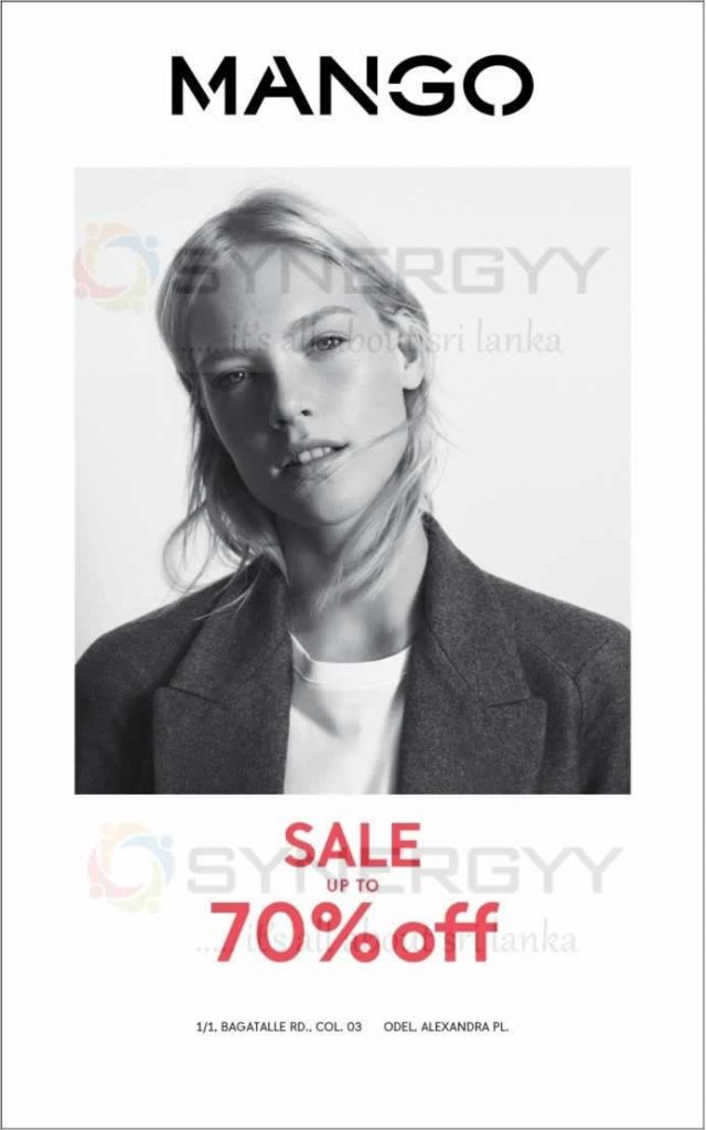Mango Sri Lanka Sale – Discount Upto 70% off – SynergyY