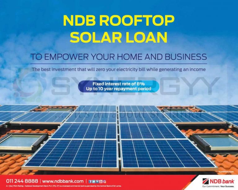 NDB Loan For Solar Energy Interest Rate Of 8 Upto 10 Years SynergyY