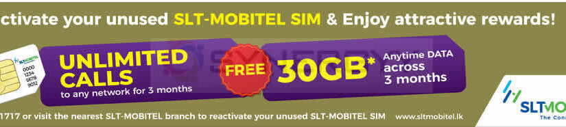 Reactivate your Mobitel sim and get free Calls & Data