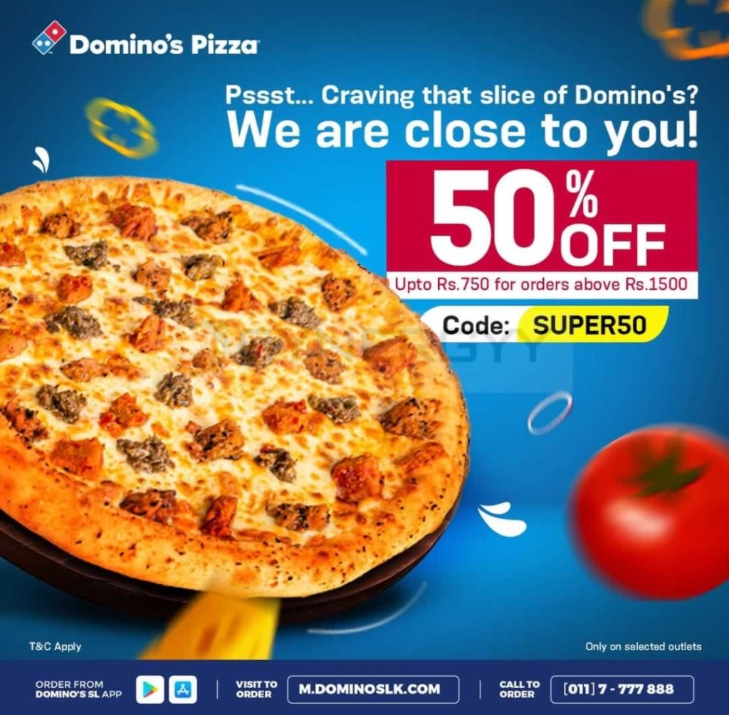 50 Off at Domino’s Pizza Promo Code Included SynergyY