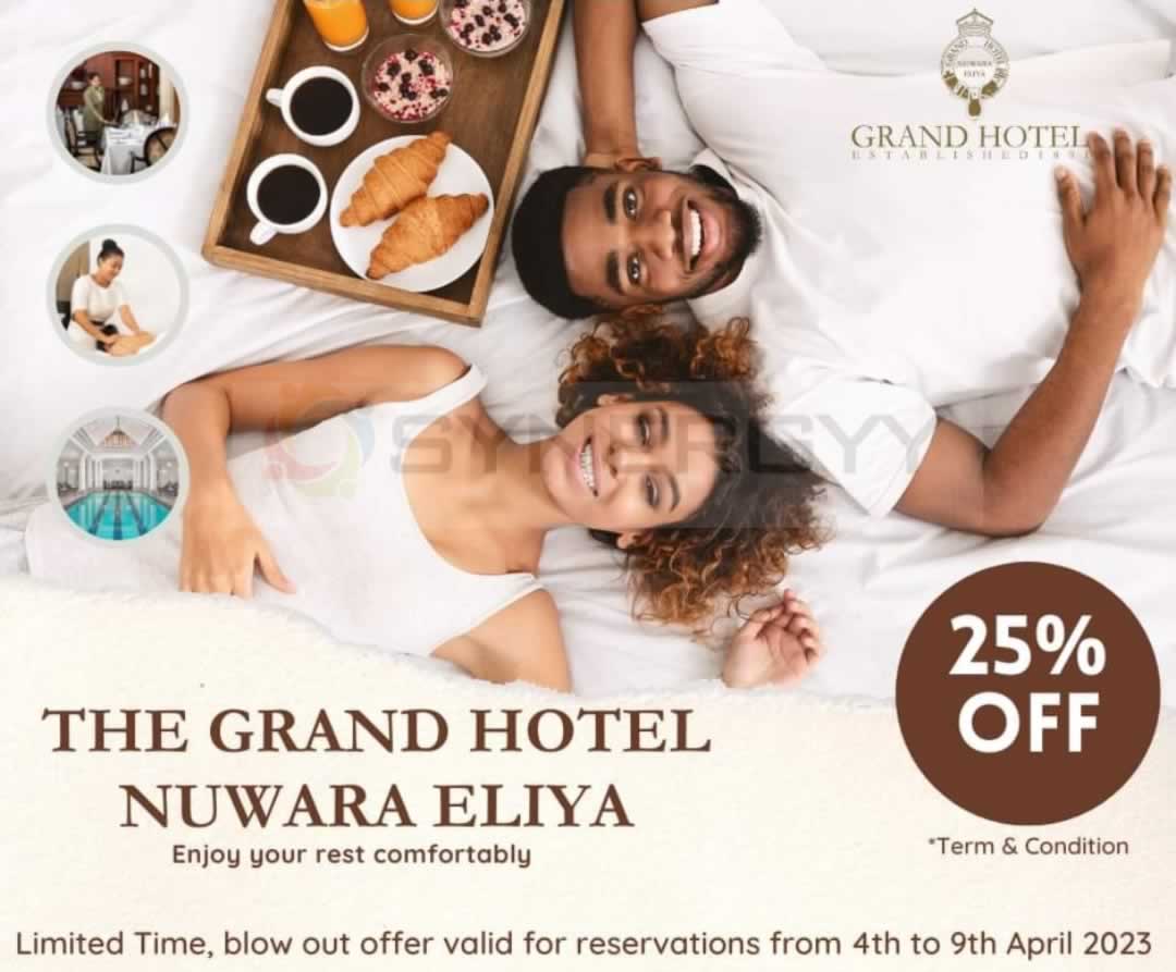 Grand Hotel Nuwara Eliya Limited Time offer