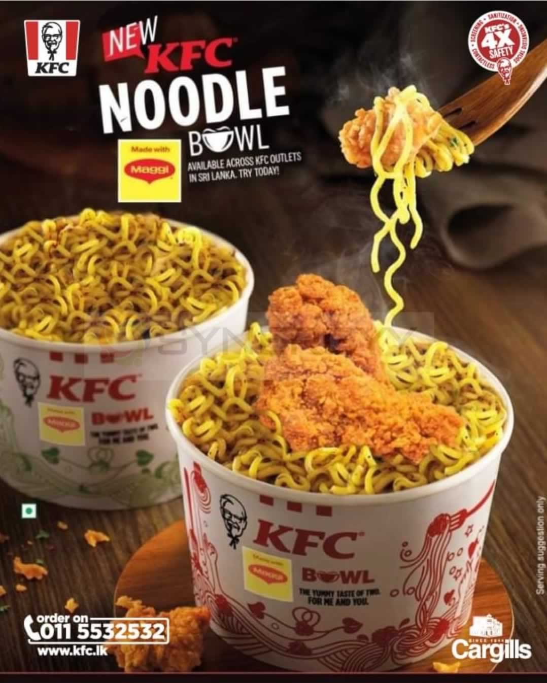 KFC Sri Lanka Introduce – All New KFC Noodle Bowl