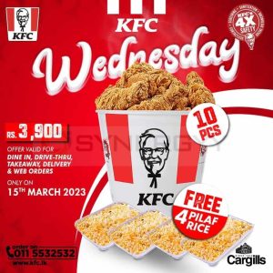 KFC Wednesday Promotion – Only Today